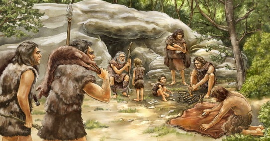 Steinzeit-Menschen