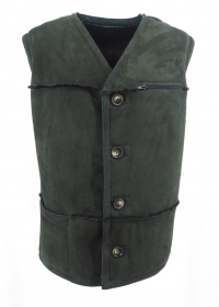 STOICHART LEDER - Lammfell-Gilet